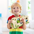 10 Set 2-5 GJZZ Wooden Dinosaur Truck & Magnetic Wooden Dinosaur Train | Montessori STEM Toys for Kids Years | Toddler