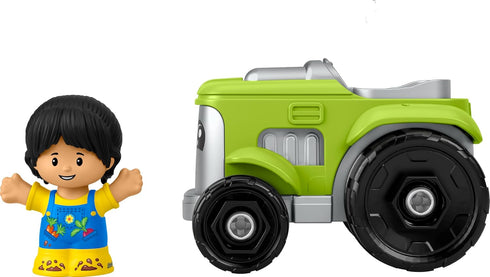 Fisher-Price Little People Toddler Toy Tractor with Farmer Character Figure for Kids Ages 1+