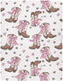 Vdsrup 39 27 5In Crib Sheets for Boys Girl Coquette Bows Neutral Mini Crib Mattress Sheets Fitted, Cowgirl Boots