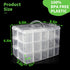 Storage Box for Lego, Stackable Organizer with 30 Compartments for Lego, Barbie Dolls, Hot Wheel Toy Bins for Kids,