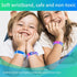 100Pcs Pack,Fidget SUNPROUND Pop Bracelet, Party Favors for Kid, Pop Wrist Strap Fidget Toys Toys for Girils Boys, as