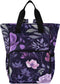 SPRIPORT Leaves Purple Florals Beautiful Diaper Bag Backpack for Baby Boys Girls Multifunction