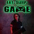Eat Sleep Game Wall Decal for Boys Room, Video Game Decor with Gaming Controller Stickers, Classic Style