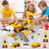 25 Pack Set 6 11 3 4 5 6 Transport Construction Airplane Toy Play Vehicles for Kids Gifts, with Construction Die-cast