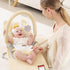 3 0-18 Baby Bouncer, Foldable Infant Bouncer Seat with Adjustable Heights, Months, Portable Baby Bouncer with Soft