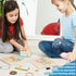2Pack Wooden geoboards with Rubber Bands Montessori Toys, Mathematical Education Toy for Kids with Pattern Cards