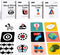 beiens High Contrast Baby Flashcard, 80 Pcs Visual Stimulation Learning Cards for Babies Ages 0-36 Months (5.5'' x