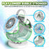 90/360 7-Color Rechargeable Bubble Machine - Auto Rotation, Remote Control, RGB, Larger Bubbles Design, Bubbles Maker