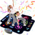 KIZJORYA Dance Mat, Kids Electronic Dance Pad with 5 Speeds 9 Levels,