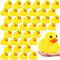 Deekin 20 Pcs Large Yellow Rubber Ducks Bulk Large Duck Squeak Rubber