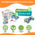 107Pcs Motorized Erector Sets for Kids Ages 4-8 - STEM Building Toys for Boys and Girls, Educational Gift