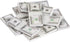 180pcs 1:12 Miniature Scene Dollars Fake Bills for Dollhouse Scene Model Craft Supply