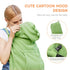 SONARIN Warm Hooded Baby Carrier Cover,Universal Thick Winter Cover for Baby Carrier Windproof Sling Cloak Cape