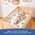 38" 24" 4"- Mini Crib Mattress x x Firm Support and Comfort Premium Foam,Noiseless and Odorless,Hypoallergenic Mini