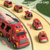 TEMI Toddler Truck Toys for Kids 1-6 Years, 7 Pack Friction Power Vehicle Car Toy, Christmas Birthday Gifts