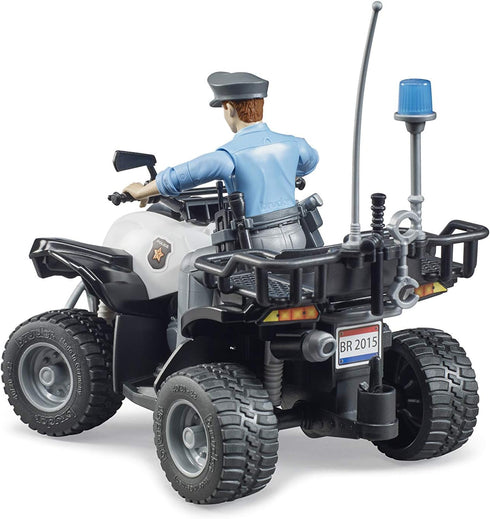 Bruder 63011 Police Quad with Light, Skin Policeman and Accessories