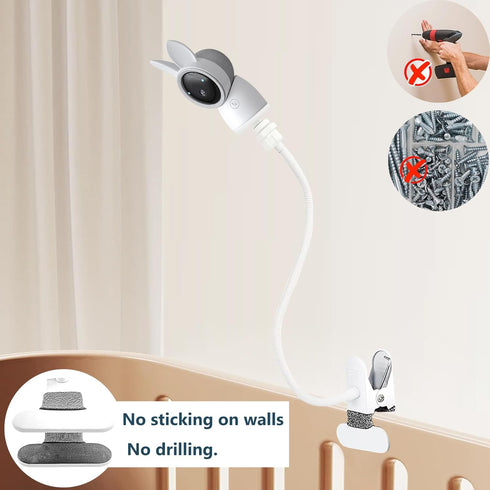 JAMYOK 2K A4/D3 1/4" 16 inches Baby Monitor Mount Holder Compatible with ARENTI Alnanny and Other Baby Monitor Camera