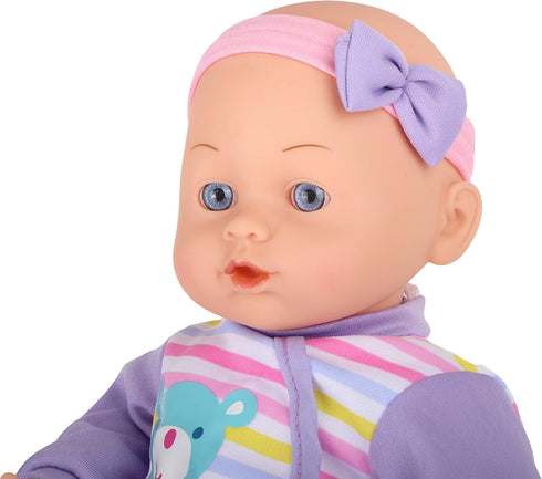 Dream Collection 14" Baby Doll Chatter & Coo Girl