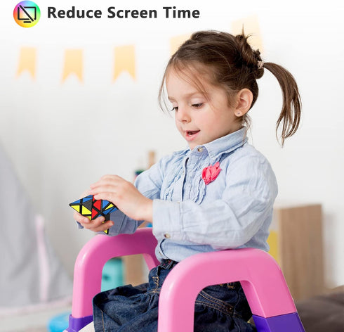 11 Pack Set 2x2 3x3 4x4 Pack Vdealen Speed Cube Puzzle Cube Bundle Fidget Ball Pyramid Dodecahedron Skewb Snake