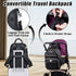 Tealari Backpack,Stylish Backpacks Diaper Bag Baby Diaper Bag,Waterproof Travel Diaper Baby Bags with Changing
