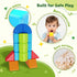 1-3, 3D Set, (12pcs) Pairez Toys Magnetic Building Blocks, Large Magnetic Blocks for Kids Ages Geometric Shapes
