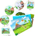 Spakon 32 Sheets Scene Stickers for Kids - DIY Animal Mix and Match Stickers for Birthday Party Favor.