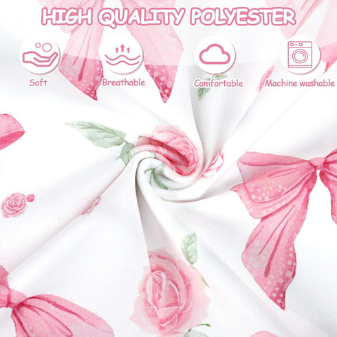New Nursing Pillow Cover Girls, Soft Breastfeeding Pillow Covers for Baby Newborn Infant, fits New Nursing Pillow, Easy