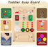 Busy Board Montessori Toys - Light Switch Preschool Learning Toys for 1 Year Old, Vehicle Theme