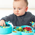 grabease Silicone Suction Plate for Baby & Toddler Self-Feeding, 6-Section Dish, BPA and Phthalates-Free