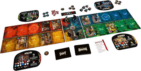 1-4 8+, 45 Funforge Runemasters Fantasy Cooperative Board Game - Strategy, Dice Adventure for Adults & Families
