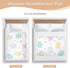 siphylline 52" 34" Cartoon Cute Colorful Teddy Bear Extra Large Resuable Potty Training Pee Pad Soft Absorbent Pads