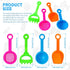 40 Pcs 5.5 Inch Mini Beach Sand Shovels - Colorful Plastic Rake Shovel for Beach Party