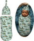 Sets Fisher and Bass Fishes Newborn Swaddle Blankets Hat Soft Baby Receiving Blanket Swaddle Sack for Baby Shower