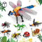 KAZI Bugs Building Toy Set,Insect Collection Building Blocks Including 8 Different Bug,STEM