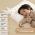 Choc chick Toddler Pillow, 20X12 inches Machine Washable 100% Cotton Pillowcase, Soft Hypoallergenic Kids Pillows