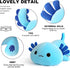 13") Onsoyours Cute Axolotl Plushie, Soft Stuffed Animal Salamander Plush Pillow, Kawaii Plush Toy for Kids (Blue
