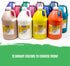 Handy Art Little Masters Washable Tempera Paint, 64 Fl Oz (Pack of 1), Brown