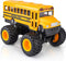 ArtCreativity 5-Inch Diecast Monster School Bus Pullback Mechanism Toy Truck with Big