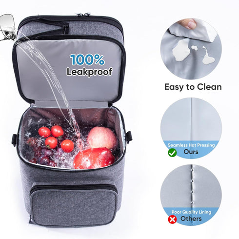 Pack 6 6 9 SFYBYHEART Breastmilk Storage Bag with Ice for Baby Bottles - Expandable Breast Pump Bag with Cooler for Mam