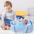 BABESIDE 8 Pcs Reborn Baby Doll Accessories with Bassinet - Outfit Accessories for 17-22 Inch Reborn Doll