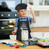 Kids Adjustable Apron and Chef Hat Set - “CHEF in Training” Funny Apron for Children