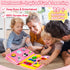 Qizfun Toddler Busy Board Montessori Toys Sensory Busy Book, Educational Learning Travel Toy for Airplane & Car, Keeps