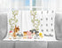 Farm Animals Milestone Blanket, Baby Growth Chart Monthly Blanket, Watch Me Grow for New Moms, 50"x40"