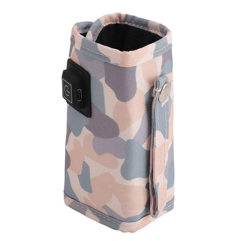 USB Milk Warmer Bag Universal Constant Temperature Portable Infant Bottle Insulation Cover with USB Cables for Outdoor