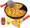 11 PCS Pizza Party Toy Play Set for Kids, Pizza Pie Pretend
