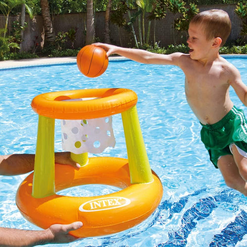 67 55 cm Intex Wasserspiel Floating Hoops, Mehrfarbig, x