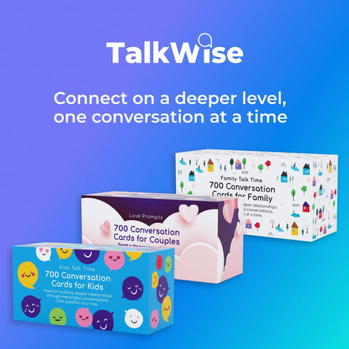 700 Kids Conversation Cards, Fun Starter Cards for Family Night, Dinner, Play Games, Color-Coded Across 6 Topics