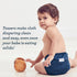 200 (2-Pack 100-Liner Esembly Tossers Disposable Bamboo from Viscose Diaper Liners for Cloth Diapers Earth-Friendly