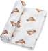 Swaddle Blanket, 100% Muslin Cotton, Gender Neutral Newborn Nursery Essentials for Boys and Girls, Tiger Cub Print