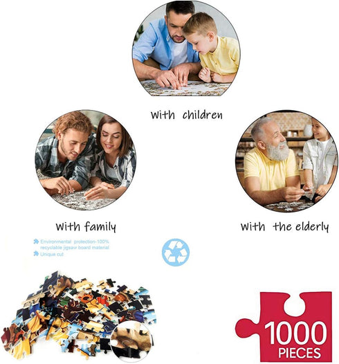 Zodiac Horoscope Puzzles for Adults - 1000 Pieces Challenging Jigsaw Puzzle for Game Nights, Finished Size 26.7"